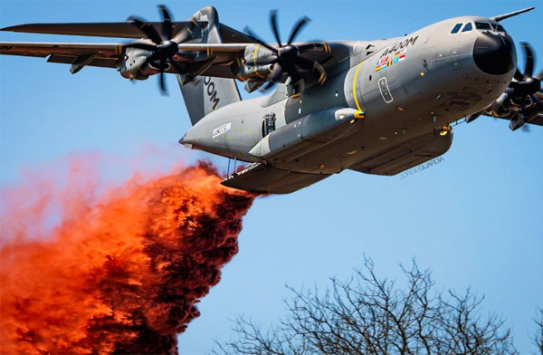 Fransa A400M’i ilk kez orman yangınlarında kullanacak