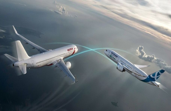Iberia ve Air Europa uçaklarından tehlikeli yaklaşma