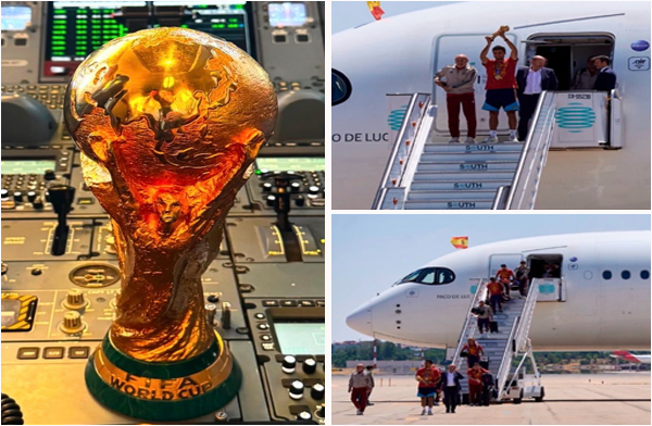 Dünya Kupası A350-900’ün kokpitinde