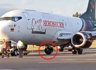 Kolombiya’da B737-400F inişte kazaya uğradı