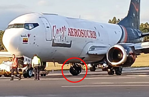 Kolombiya’da B737-400F inişte kazaya uğradı