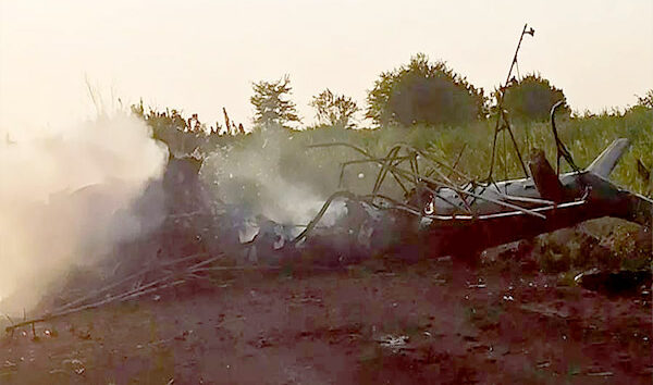 Mi-2 tipi yakıt alırken yandı; pilot hayatını kaybetti
