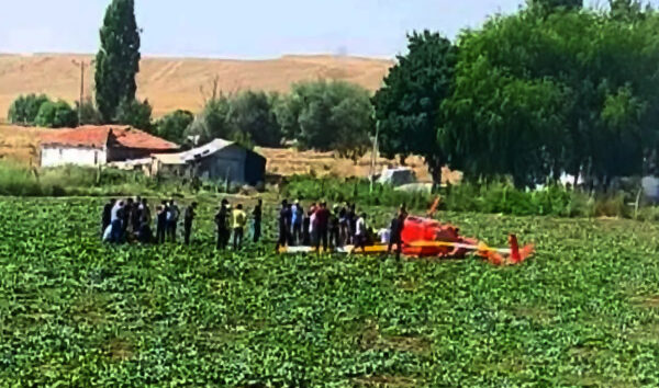 Ankara Sincan’da R44 düştü