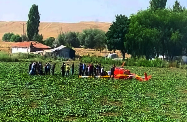 Ankara Sincan’da R44 düştü