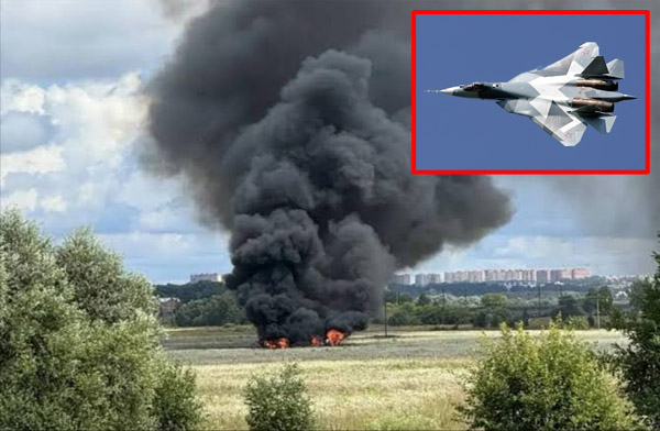 Moskova’da Su-57 düştü