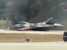 Yunanistan’da F-16 acil indi, alev aldı