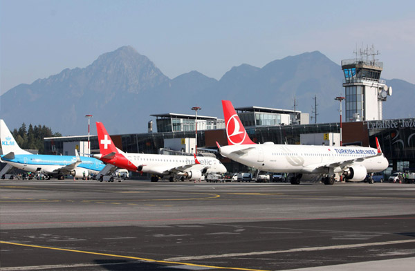 Ljubljana Havalimanı’nda Türkiye 1’nci sırada