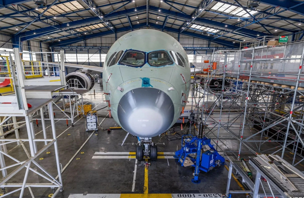 A350F’nin ilk uçuşuna hazırlanıyor
