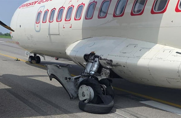 Hindistan’da ATR 42-600 inişte lastik patlattı