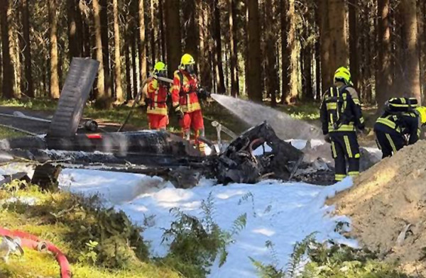 Almanya’da AS350 B2 düştü; pilot hayatını kaybetti