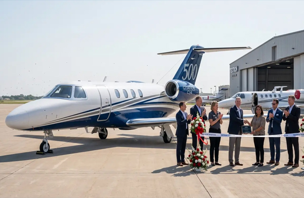 Cessna CJ4 uçağında 500’ncü teslimatını yaptı