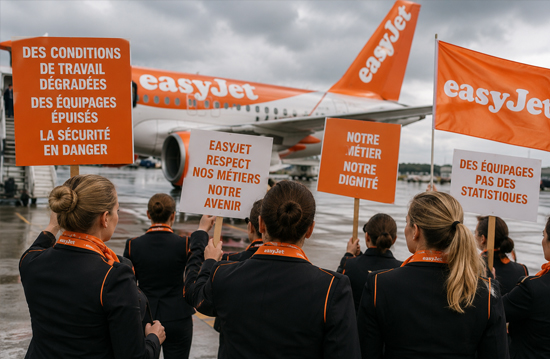 EasyJet France kabinde greve gitme kararı aldı