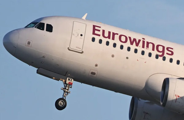 Eurowings’in B737’si Paris’eacil indi
