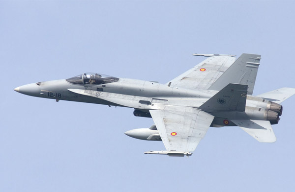İspanya’nın F/A-18 Hornet’i Romanya’da İHA düşürdü