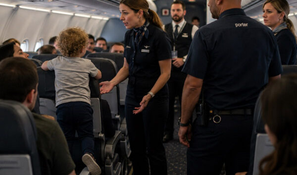 Çocuk yolcu kemer takmayınca uçuş iptal oldu