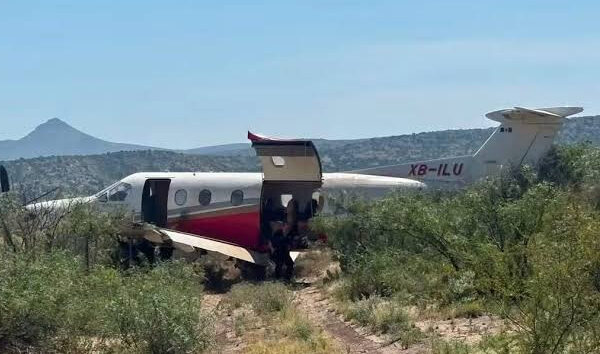 Meksika’da PC-12 inişte pistten çıktı