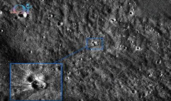 NASA Ay’da Falcon 9 roketinin oluşturduğu krateri görüntüledi