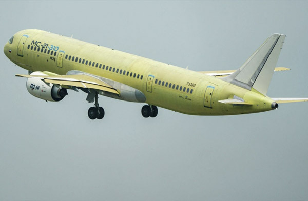 Rusya’nın MC-21-310’u ilk uçuşunu başarıyla tamamladı