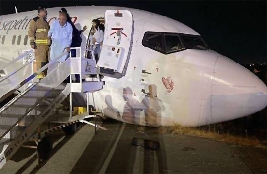 Sepehran Airlines’ın B737 uçağı pistten çıktı