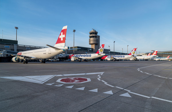 Swiss Zürih’te fırtına nedeniyle 85 uçuşunu iptal etti
