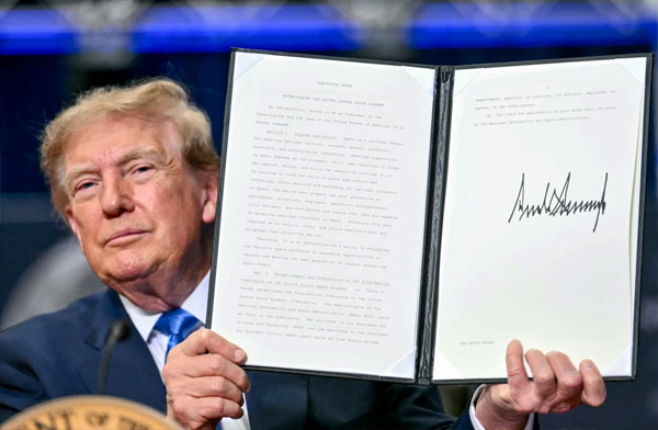 Trump, Ay’da ‘ABD Uzay Akademisi’ kurulmasını onayladı