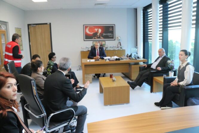 Hudut ve Sahiller İstanbul Havalimanı Başhekimi Dr. Kavak’a ziyaret