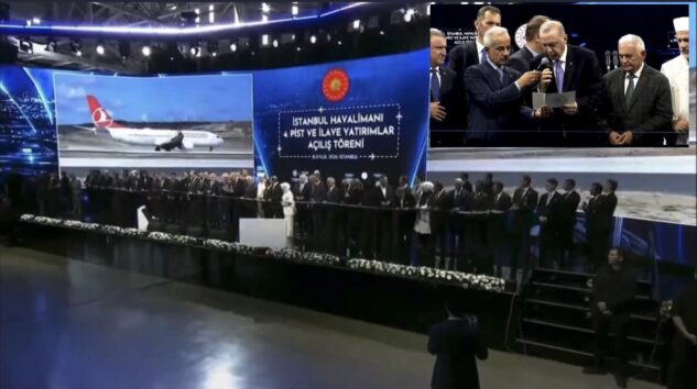 İstanbul Havalimanı 4. ana pistinin ilk uçuş iznini Erdoğan verdi