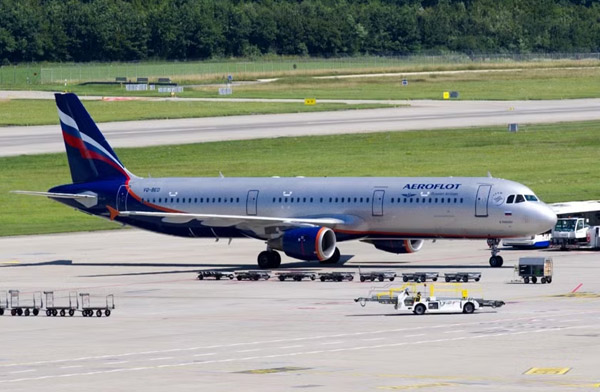 Aeroflot’un A321 uçağı 2002’den beri Cenevre’de bekliyor