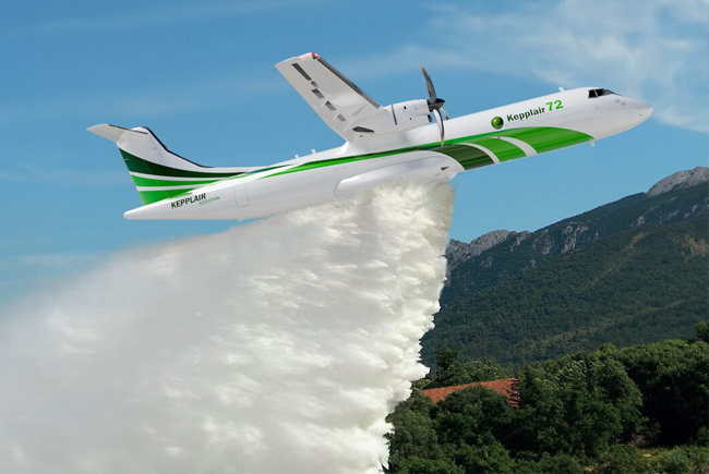 ATR 72 yangın söndürme uçağı ile testlere başladı