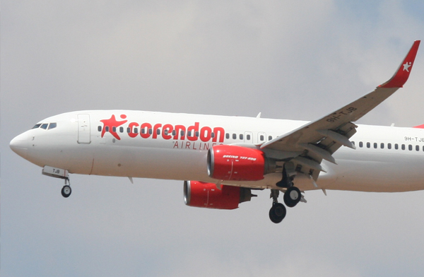 Corendon’un B737 MAX uçağını Kayseri’ye acil indi