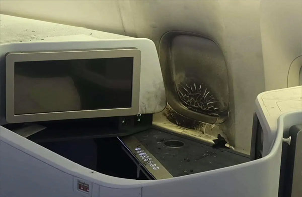 KLM uçağını powerbank Atlantic üzerinden döndürdü
