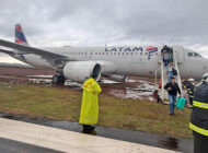 LATAM Airlines’ın A320 uçağı inişte pistten çıktı