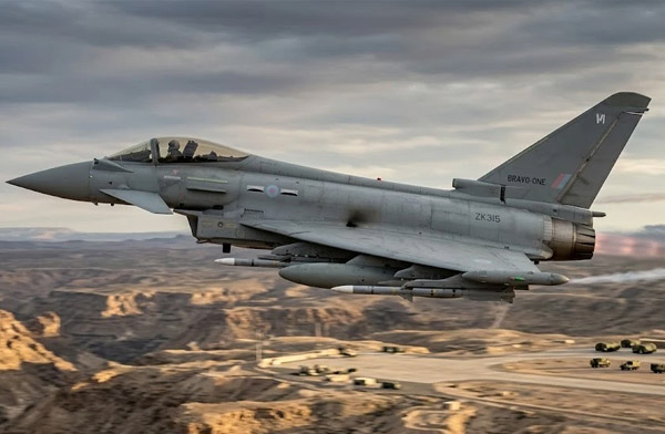 İtalyan Typhoon Litvanya’da drone düşürdü