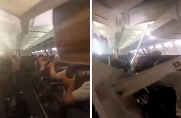 Sepehran Airlines uçağında korku dolu anlar yaşandı