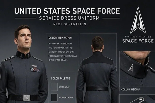 Trump ‘Space Force’nin yeni nesil üniformalarını paylaştı