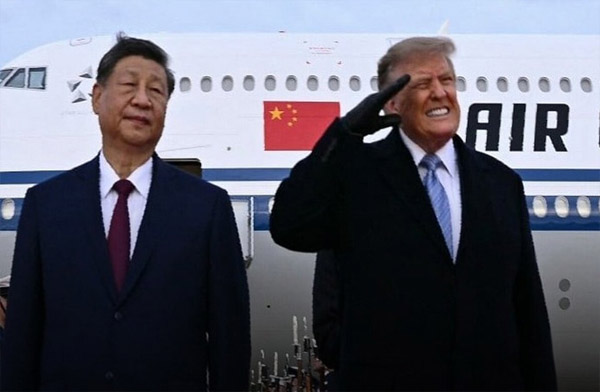 Trump ve Jinping’in buluşmasına B-1B damga vurdu