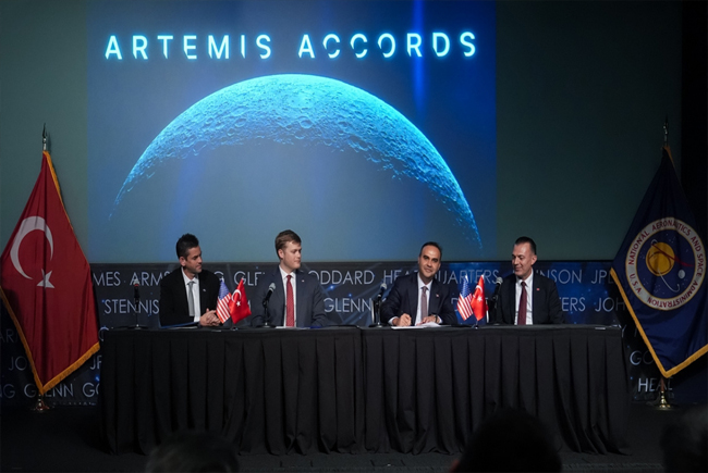 Türkiye NASA öncülüğündeki Artemis Accords’ta 71’nci ülke oldu