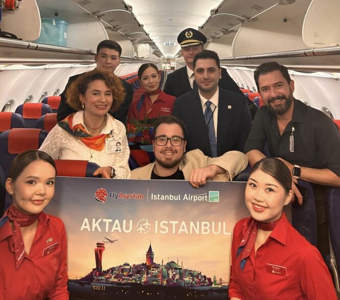 FlyArystan, Aktau’dan İGA İstanbul Havalimanı seferlerine başladı