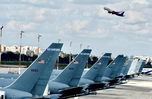 Ben Gurion da çok sayıda tanker uçak konuşlandırıldı