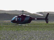 Hollanda’da  Agusta-Bell 206B tarlaya acil indi