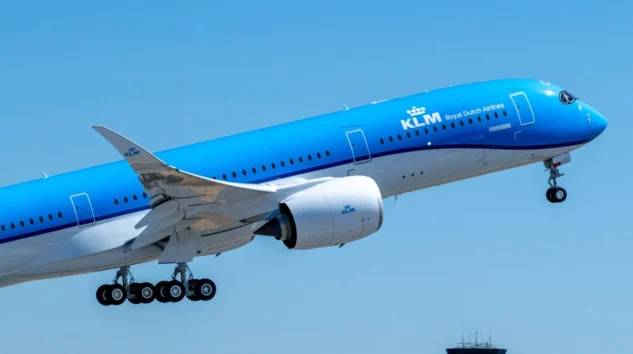 KLM,  A350-900 uçağı ilk seferini gerçekleştirdi