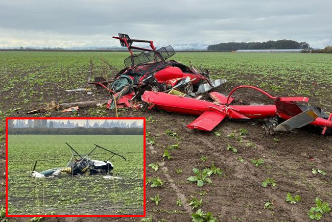 ABD Oregon’da iki helikopter havada çarpıştı