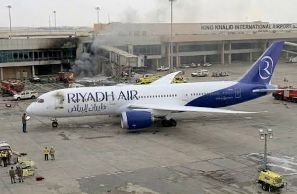 Riyadh Air’in B787-9’u saldırıda hasar aldı