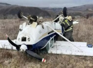 Rusya’da Cessna 182p acil inişte kaza yaptı