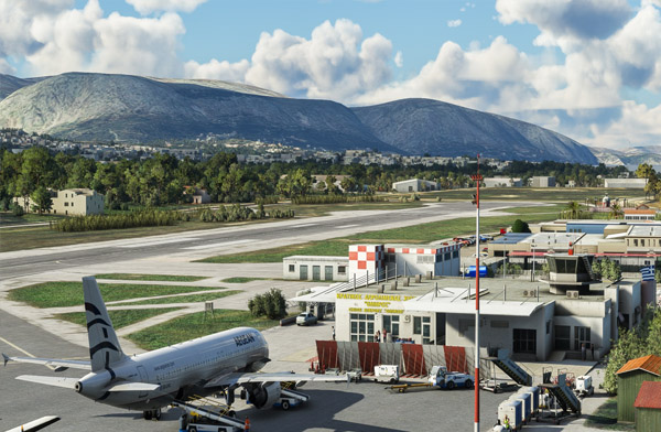 Yunanistan Omiros Havalimanı pistini uzatıyor