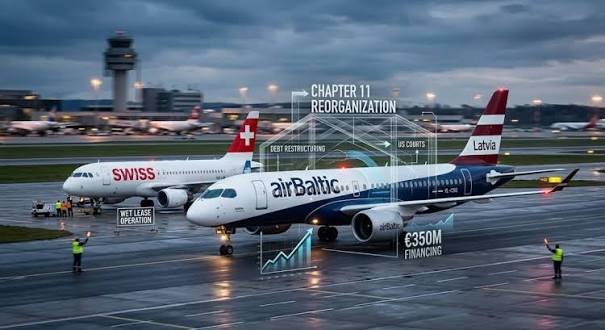 Swiss Air airbaltic ile ortaklığını sonlandırıyor