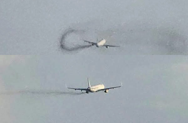 İspanyol Vueling uçağının motoru havada alev aldı