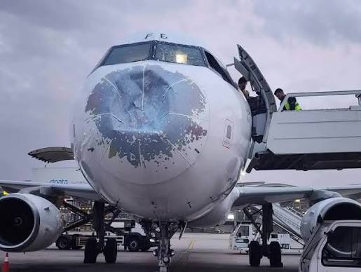 Yemenia Airways’in A320’si doluya yakalandı
